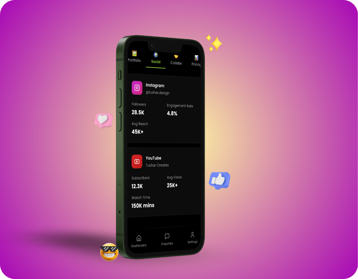 verified creator analytics
